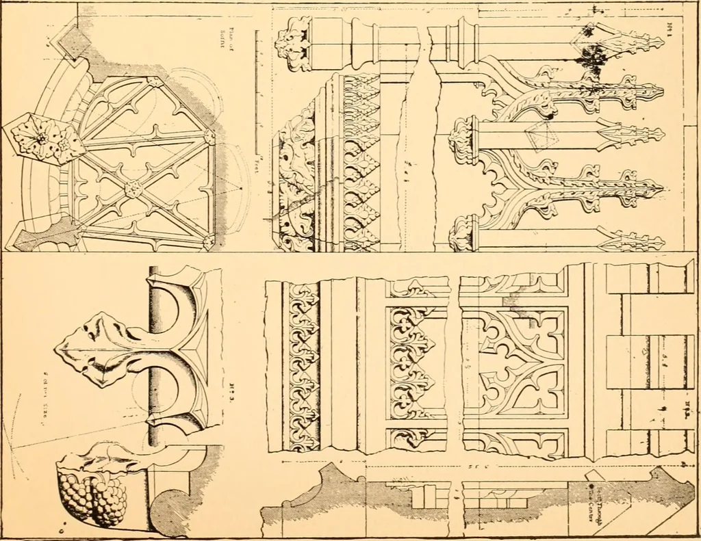 An illustration from Gothic architecture selected from various ancient edifices in England,, 1920, leaf 71