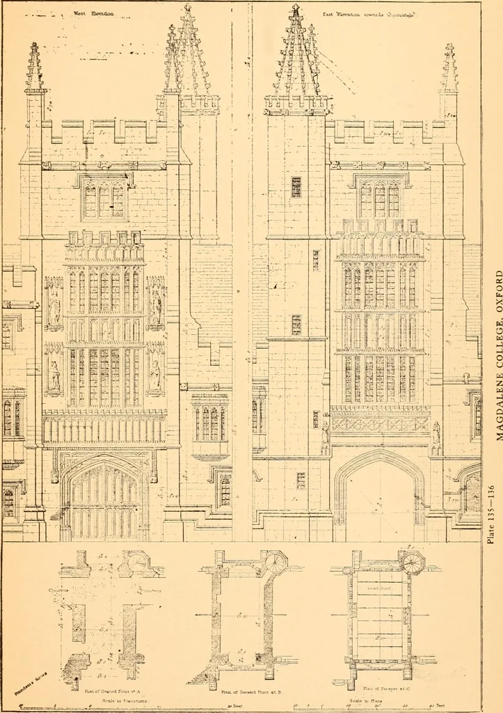 An illustration from Gothic architecture selected from various ancient edifices in England,, 1920, leaf 73