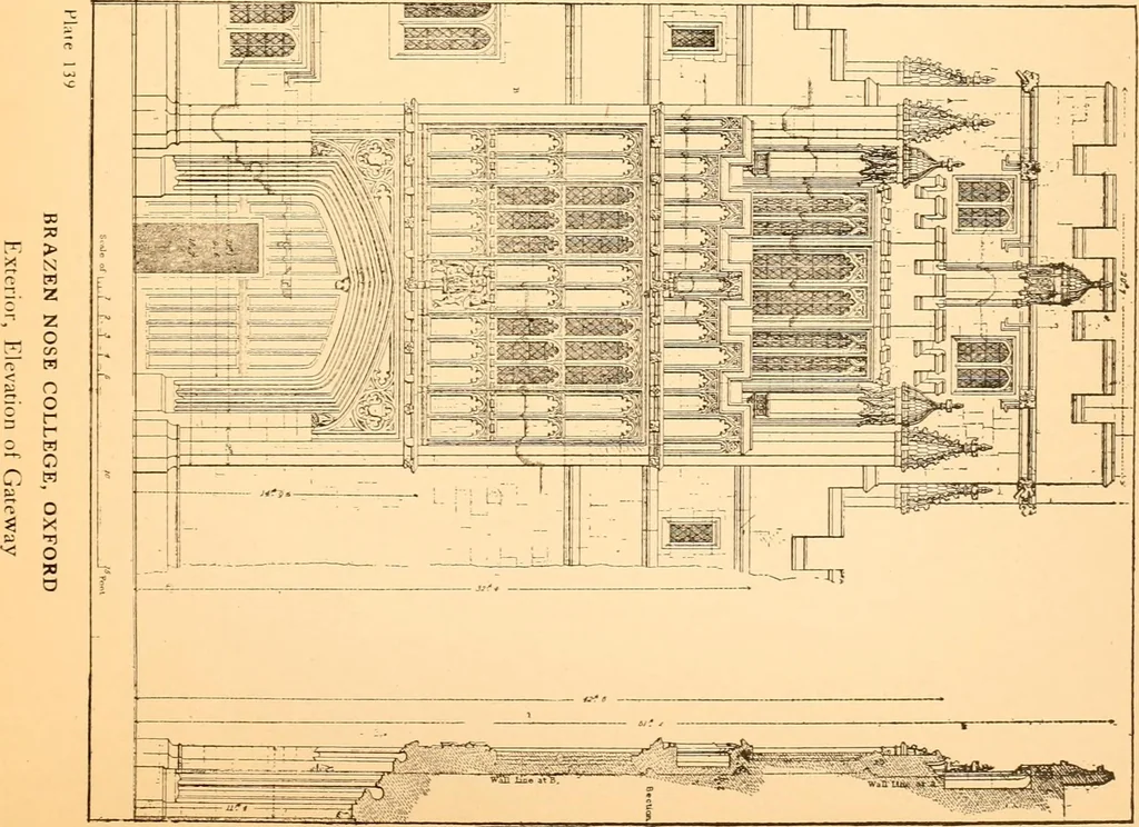 An illustration from Gothic architecture selected from various ancient edifices in England,, 1920, leaf 75