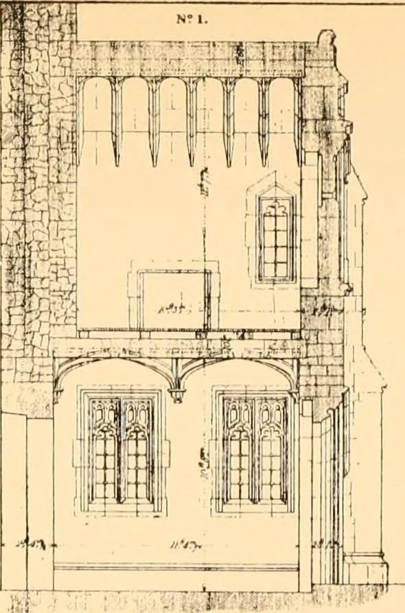 An illustration from Gothic architecture selected from various ancient edifices in England,, 1920, leaf 77
