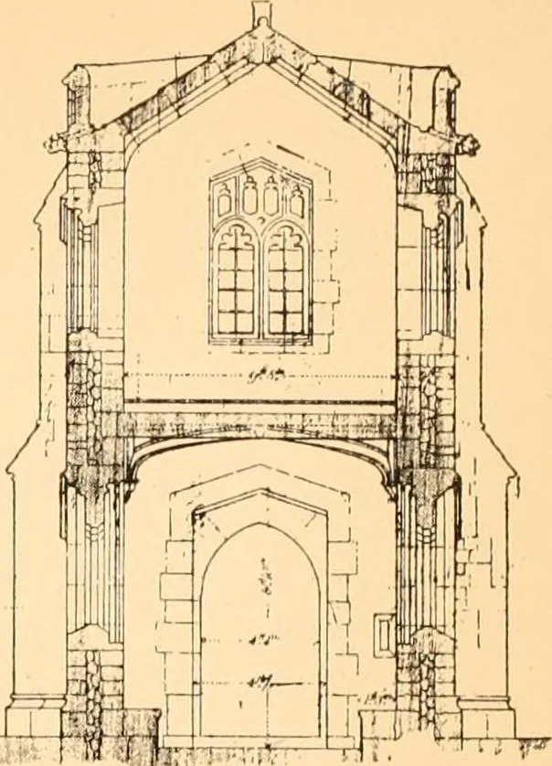 An illustration from Gothic architecture selected from various ancient edifices in England,, 1920, leaf 77