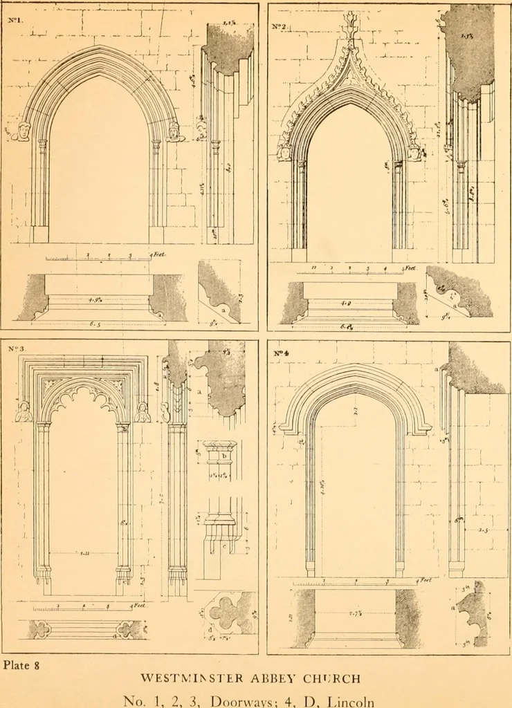 An illustration from Gothic architecture selected from various ancient edifices in England,, 1920, leaf 83