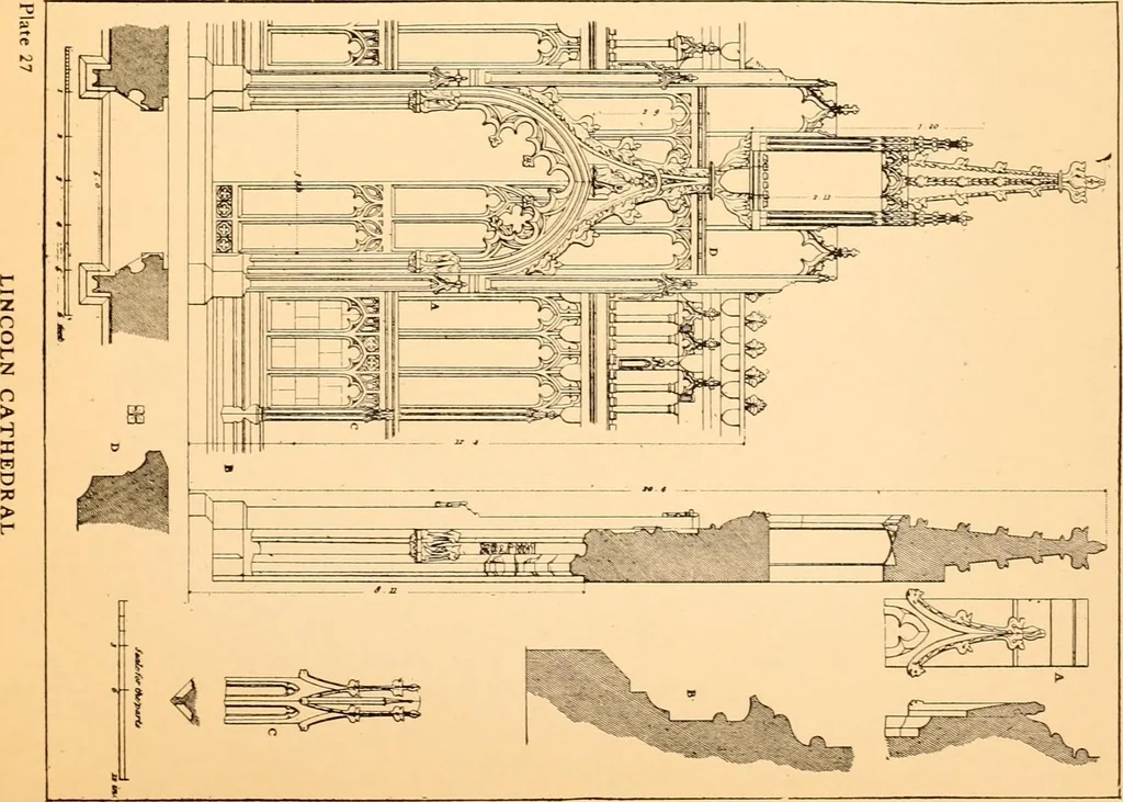 An illustration from Gothic architecture selected from various ancient edifices in England,, 1920, leaf 85