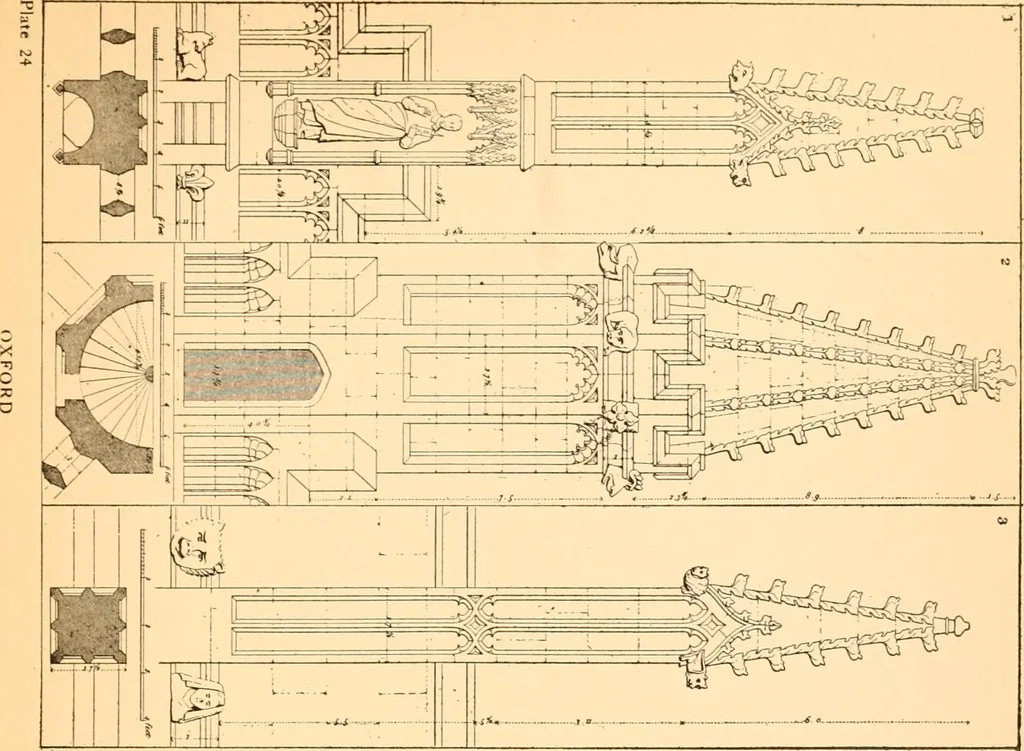 An illustration from Gothic architecture selected from various ancient edifices in England,, 1920, leaf 87