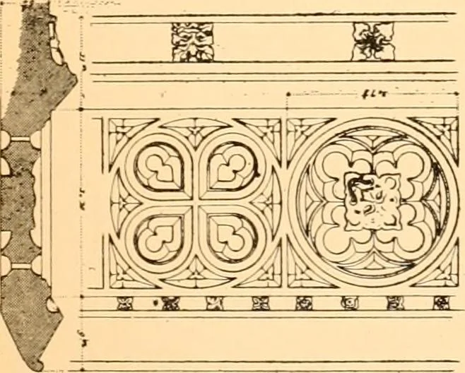 An illustration from Gothic architecture selected from various ancient edifices in England,, 1920, leaf 87