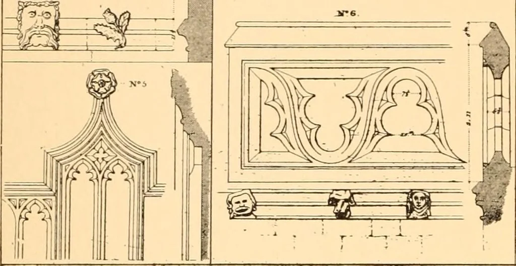 An illustration from Gothic architecture selected from various ancient edifices in England,, 1920, leaf 87