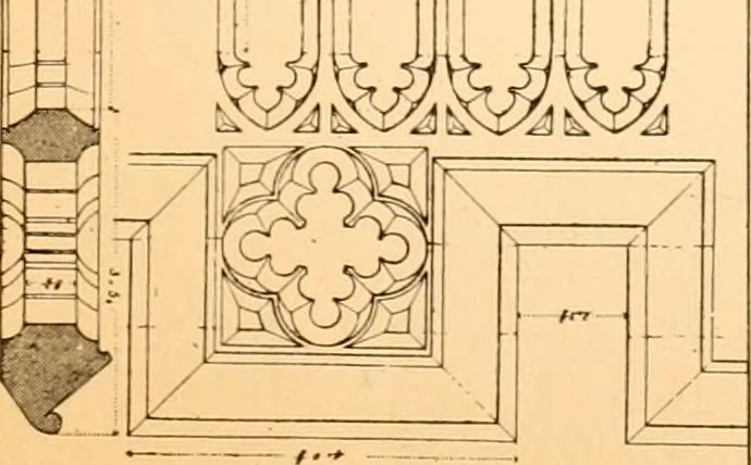 An illustration from Gothic architecture selected from various ancient edifices in England,, 1920, leaf 87