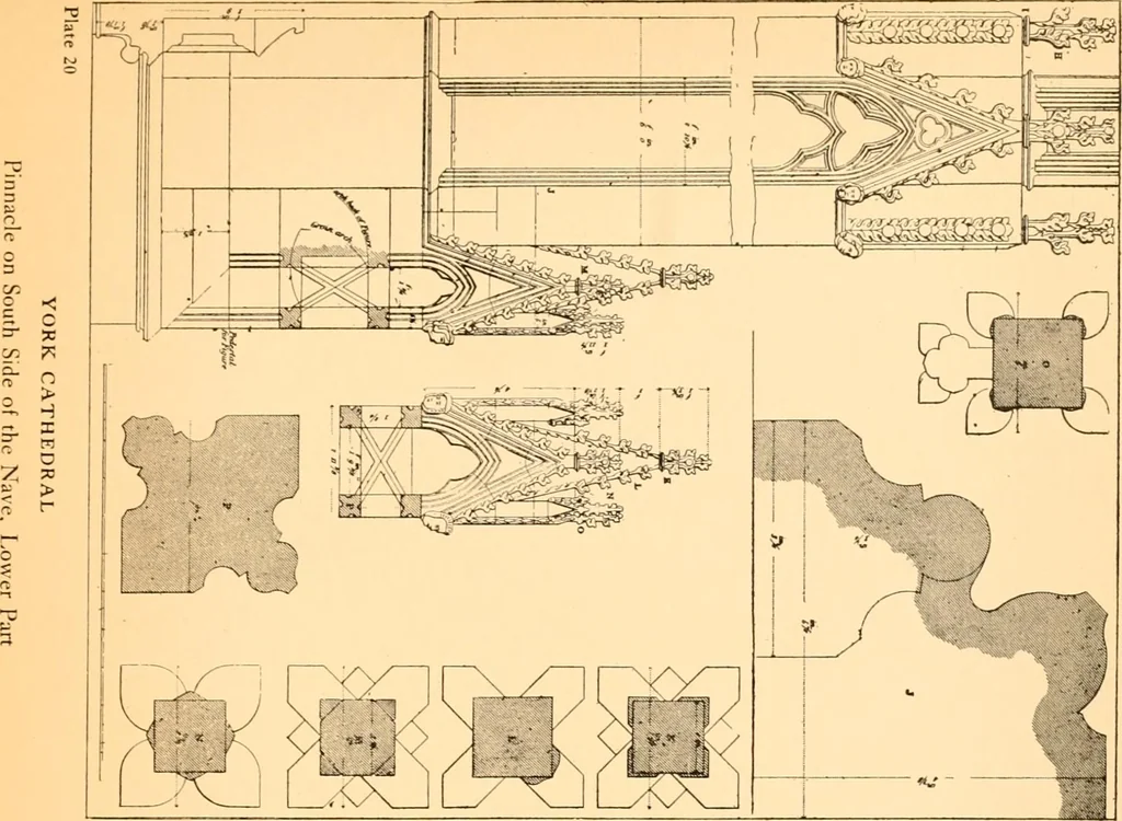 An illustration from Gothic architecture selected from various ancient edifices in England,, 1920, leaf 91