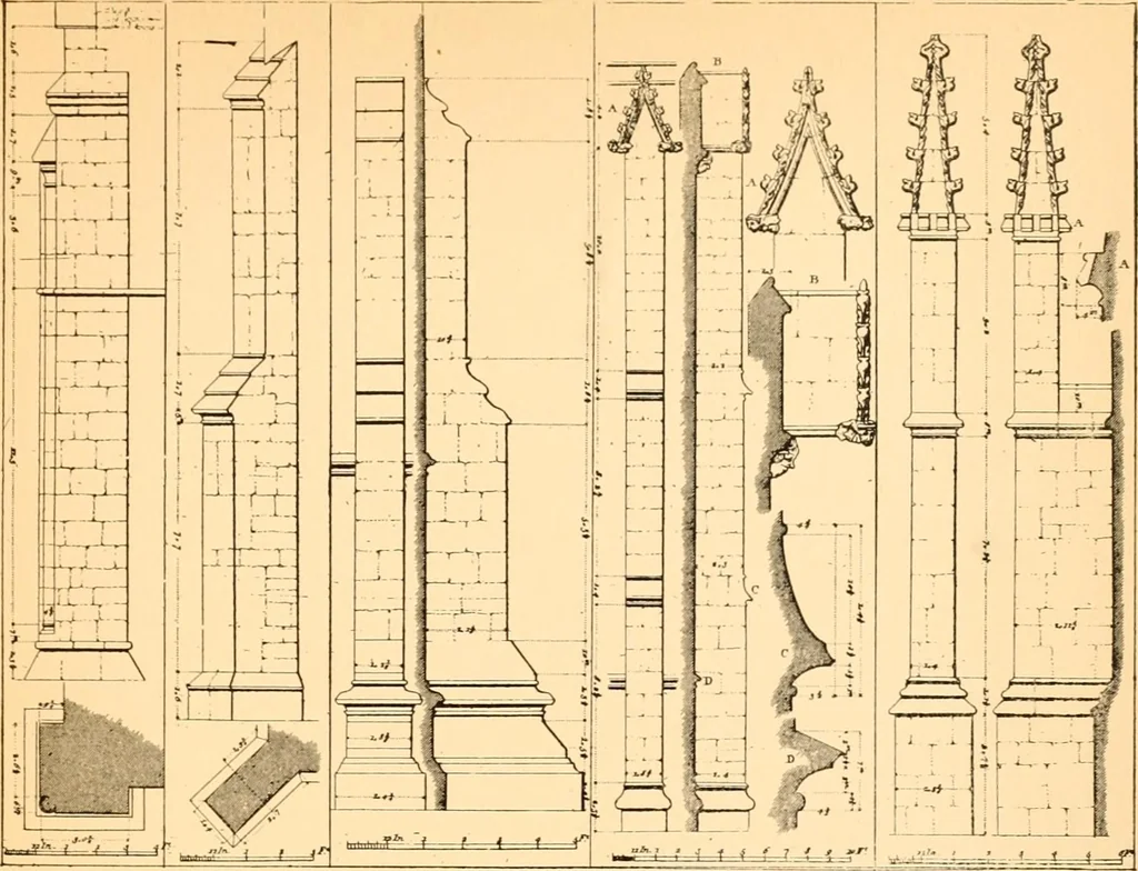 An illustration from Gothic architecture selected from various ancient edifices in England,, 1920, leaf 93