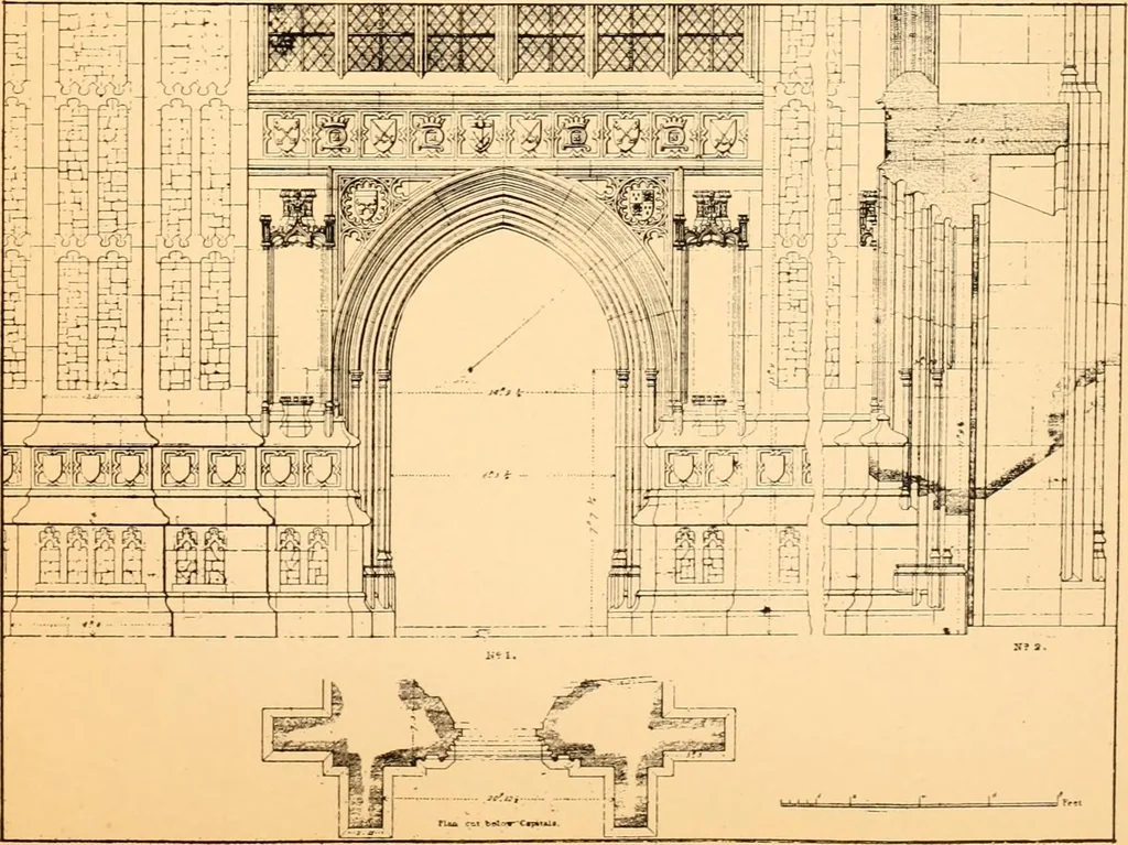 An illustration from Gothic architecture selected from various ancient edifices in England,, 1920, leaf 99
