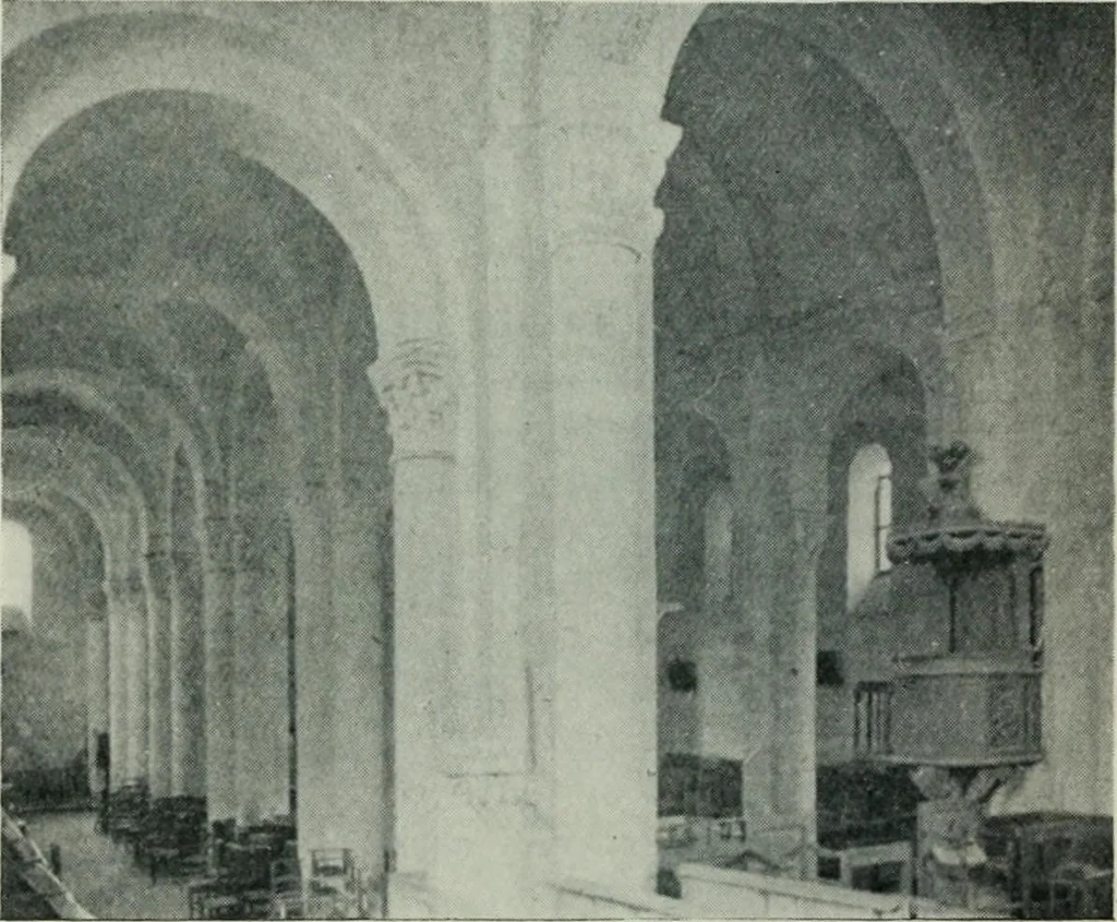 An illustration from Gothic architecture in England and France, 1911, leaf 104