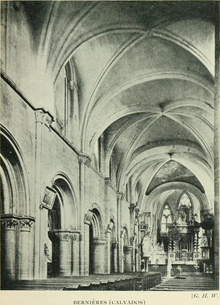An illustration from Gothic architecture in England and France, 1911, leaf 111