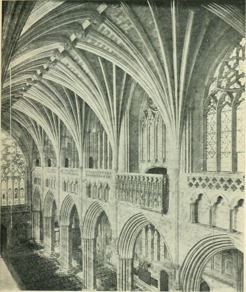 An illustration from Gothic architecture in England and France, 1911, leaf 119