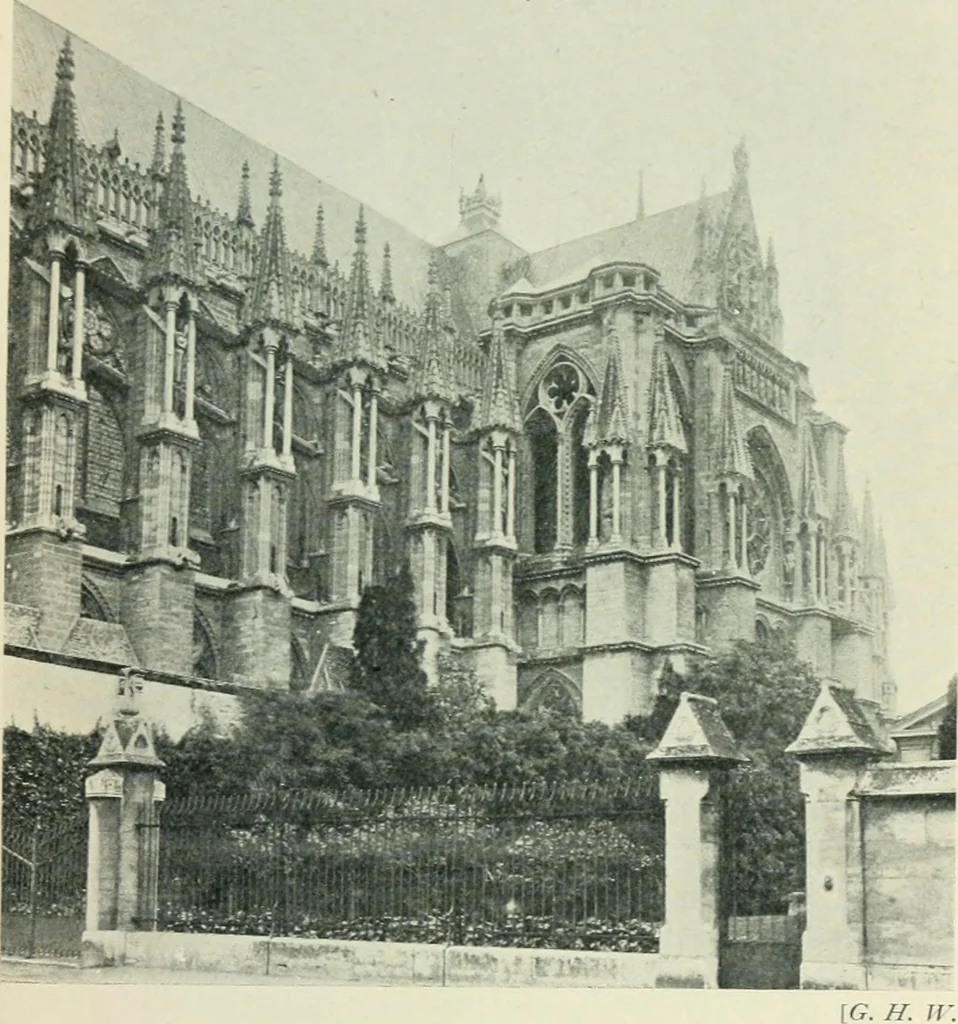 An illustration from Gothic architecture in England and France, 1911, leaf 133