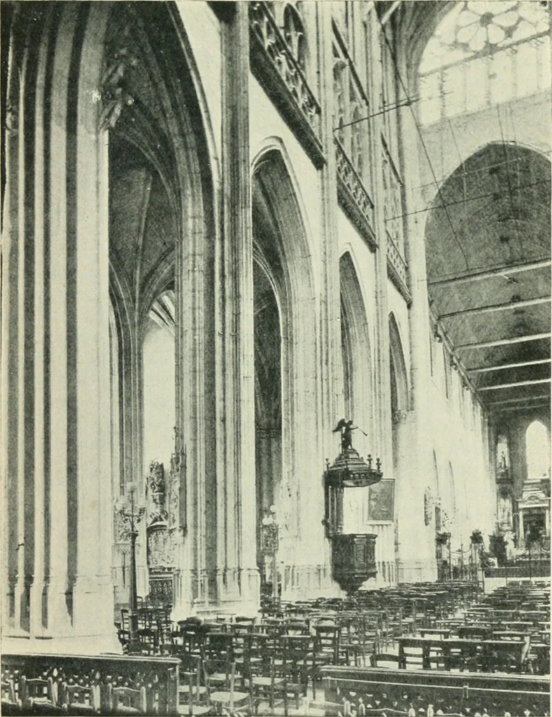 An illustration from Gothic architecture in England and France, 1911, leaf 149