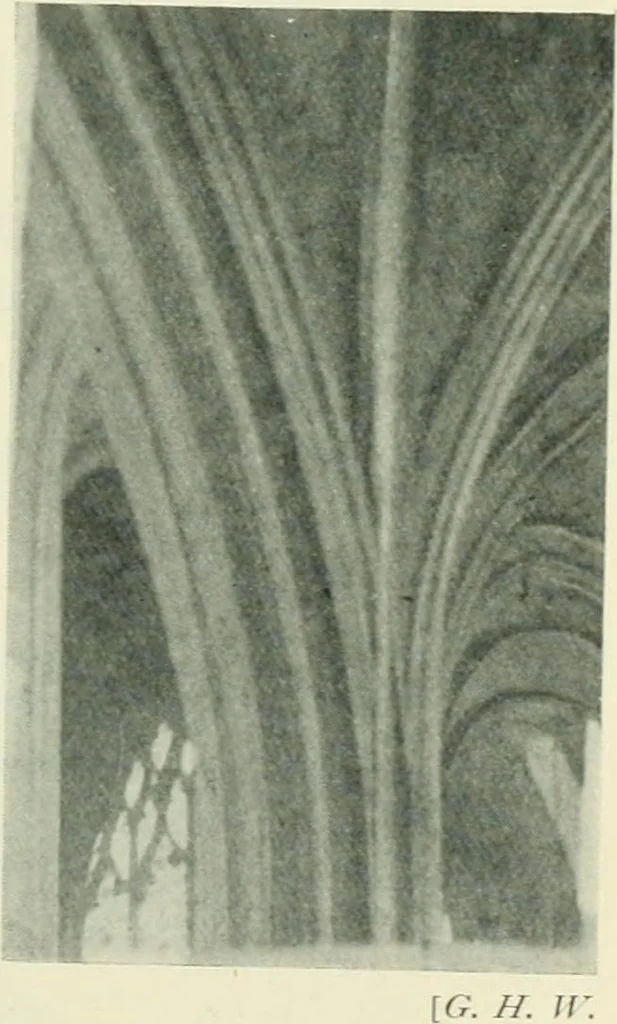 An illustration from Gothic architecture in England and France, 1911, leaf 161