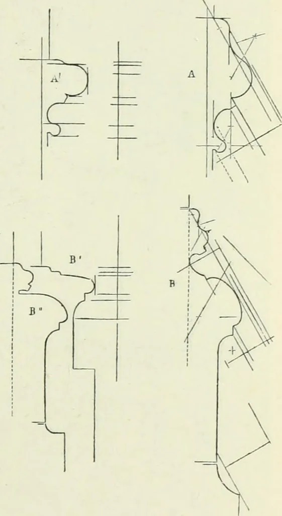 An illustration from Gothic architecture in England and France, 1911, leaf 163