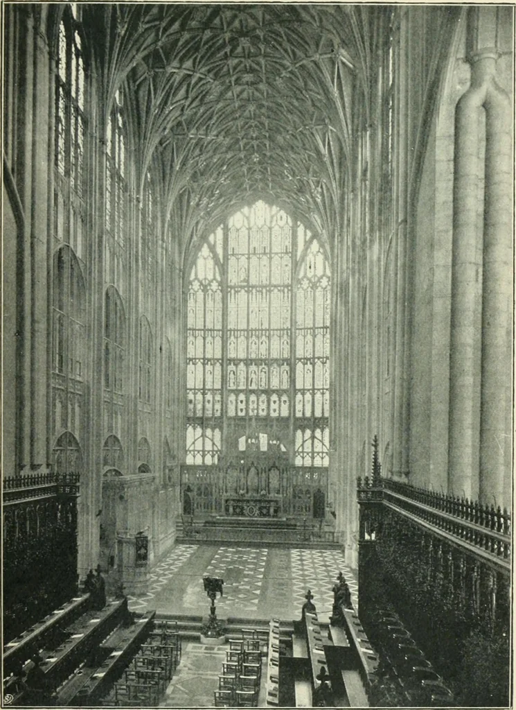 An illustration from Gothic architecture in England and France, 1911, leaf 183