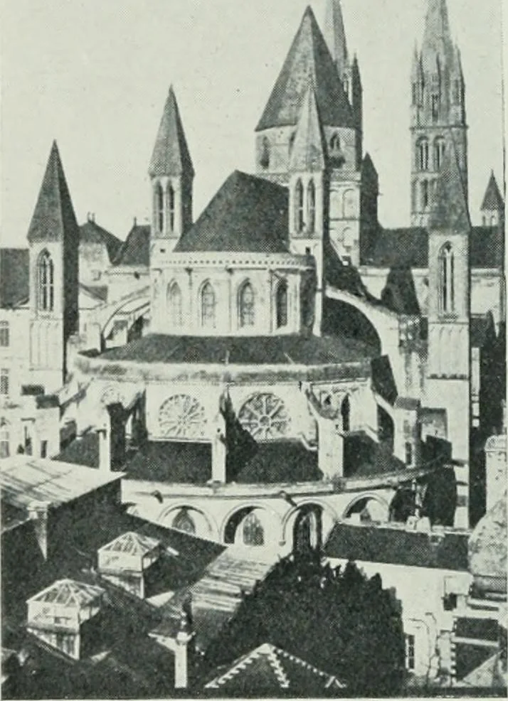 An illustration from Gothic architecture in England and France, 1911, leaf 198