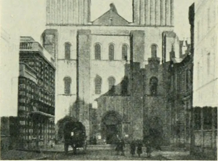 An illustration from Gothic architecture in England and France, 1911, leaf 199
