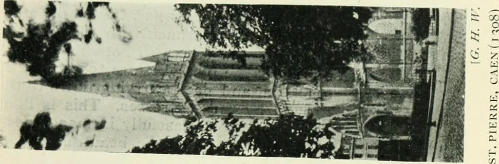 An illustration from Gothic architecture in England and France, 1911, leaf 201