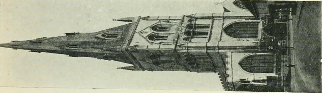 An illustration from Gothic architecture in England and France, 1911, leaf 203
