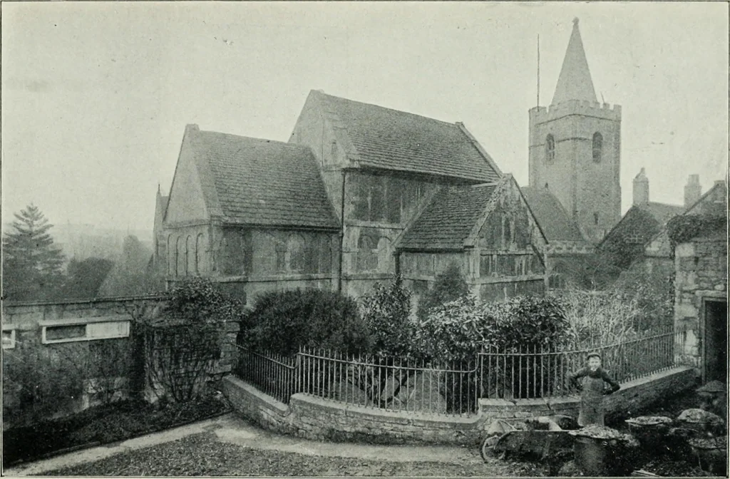 An illustration from Gothic architecture in England and France, 1911, leaf 204