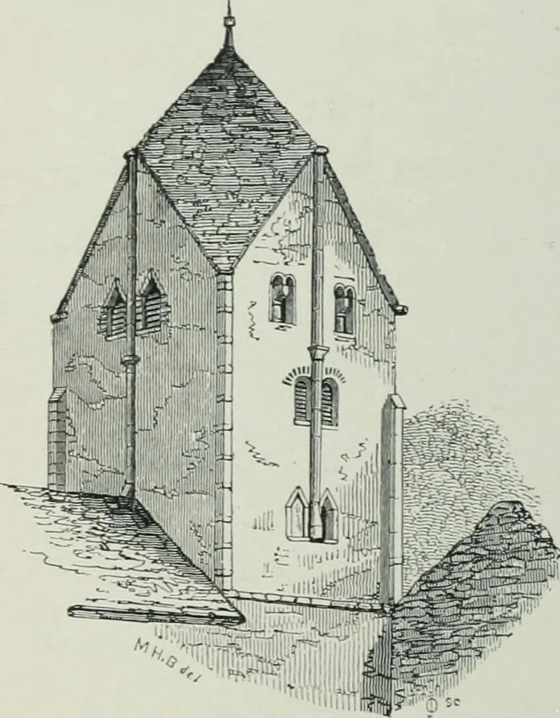 An illustration from Gothic architecture in England and France, 1911, leaf 206