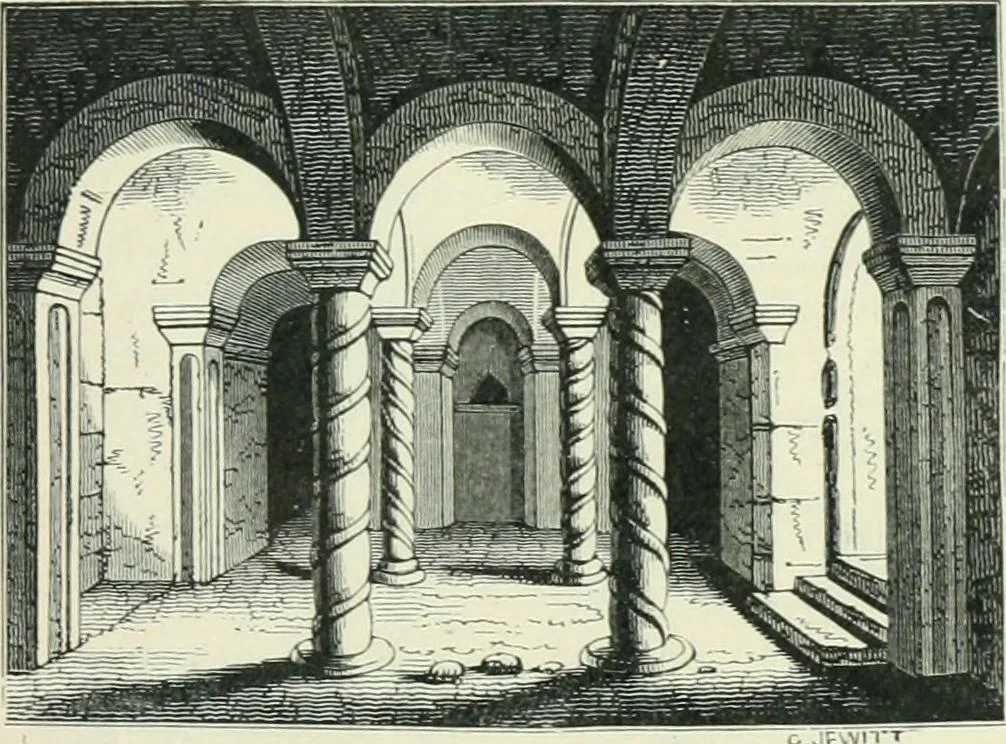 An illustration from Gothic architecture in England and France, 1911, leaf 207