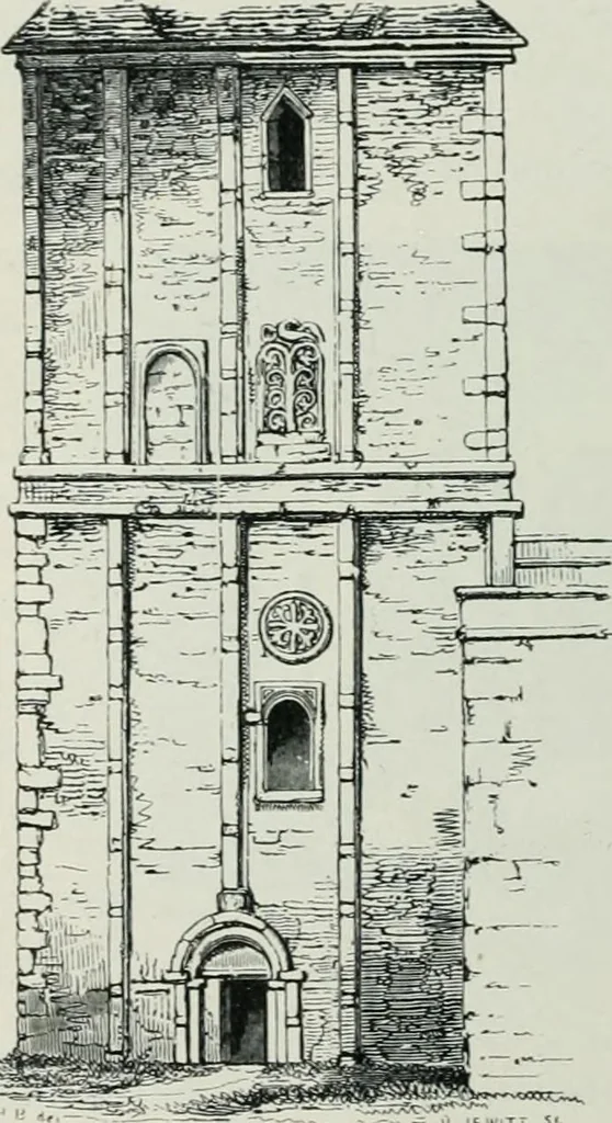 An illustration from Gothic architecture in England and France, 1911, leaf 208