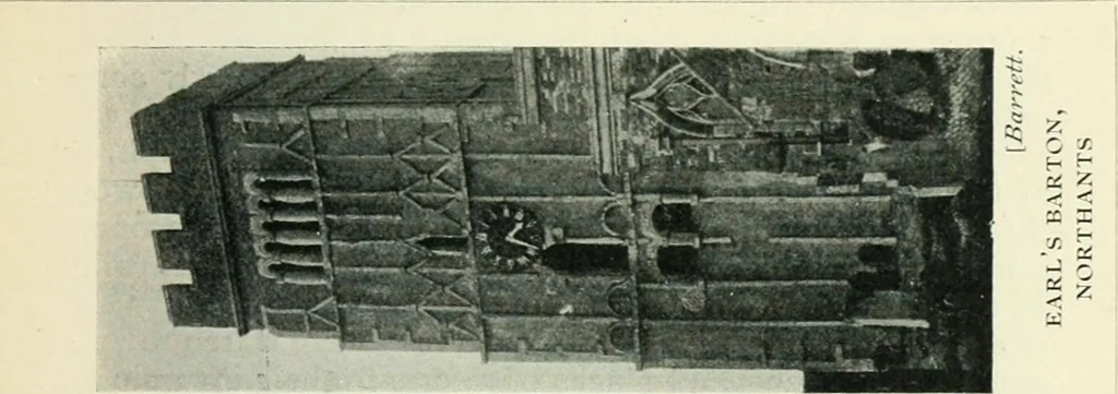 An illustration from Gothic architecture in England and France, 1911, leaf 213