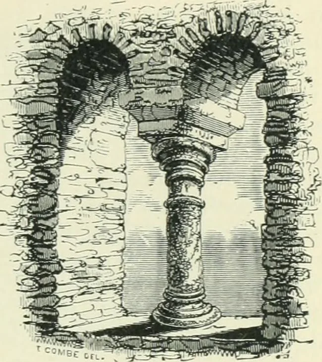 An illustration from Gothic architecture in England and France, 1911, leaf 215