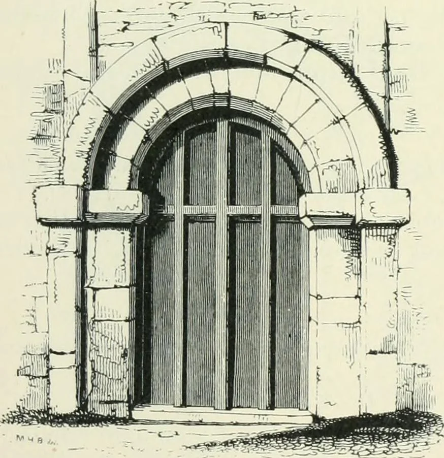 An illustration from Gothic architecture in England and France, 1911, leaf 217