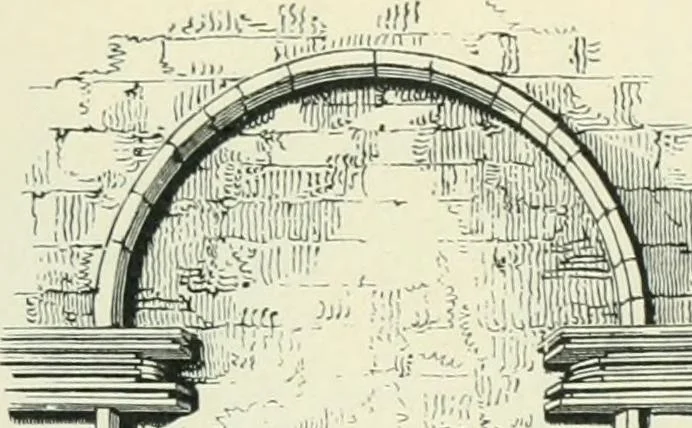 An illustration from Gothic architecture in England and France, 1911, leaf 219