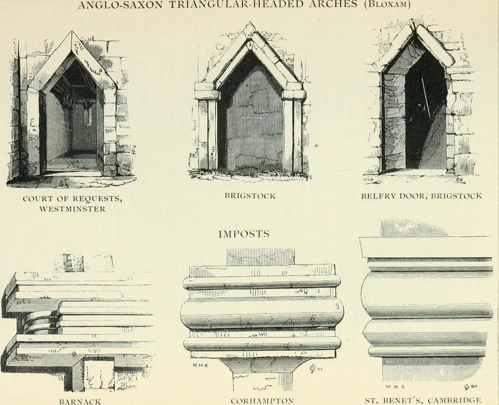 An illustration from Gothic architecture in England and France, 1911, leaf 221
