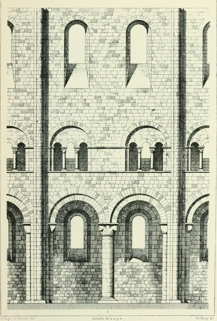 An illustration from Gothic architecture in England and France, 1911, leaf 229