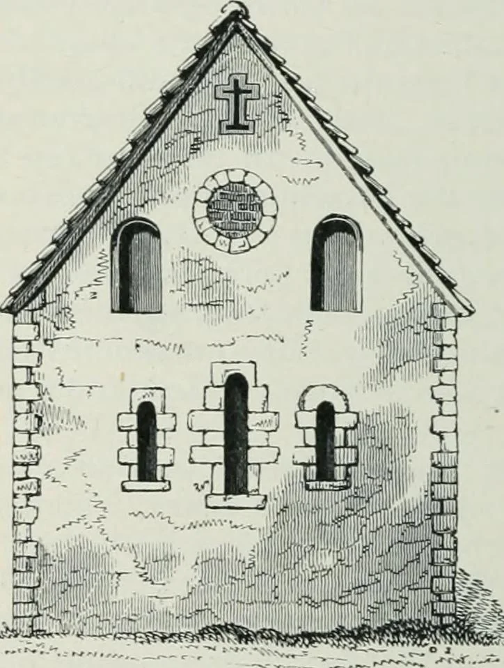 An illustration from Gothic architecture in England and France, 1911, leaf 240