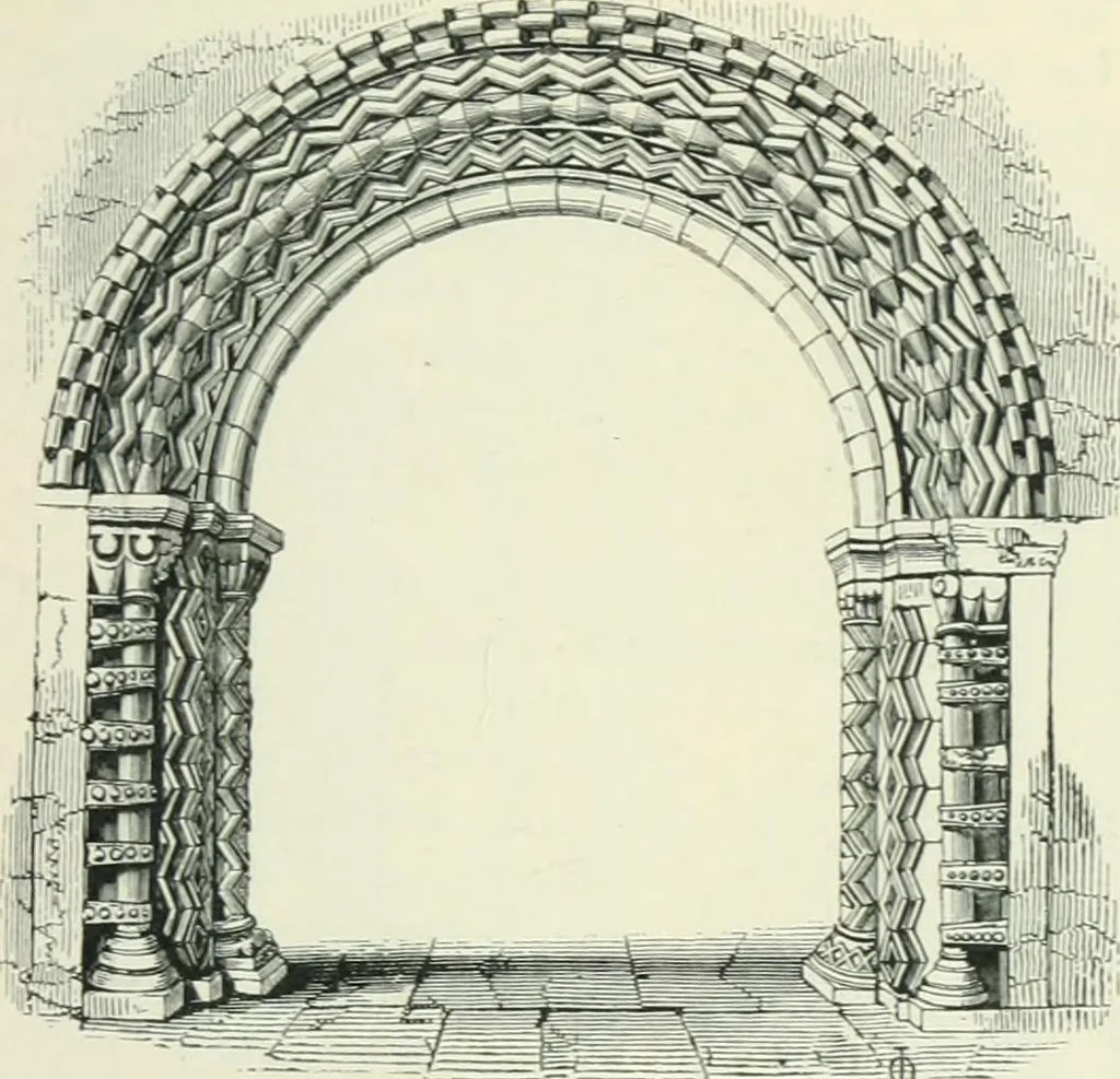 An illustration from Gothic architecture in England and France, 1911, leaf 241