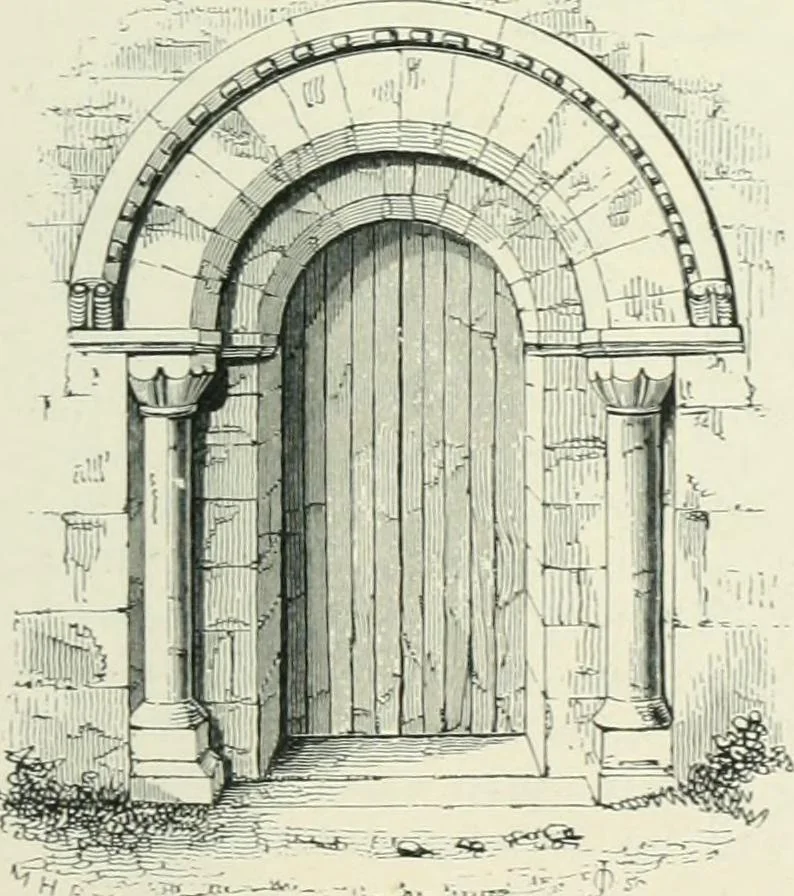 An illustration from Gothic architecture in England and France, 1911, leaf 241
