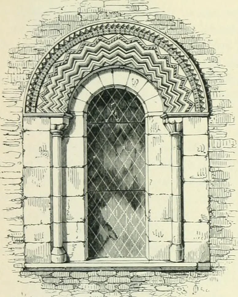 An illustration from Gothic architecture in England and France, 1911, leaf 243
