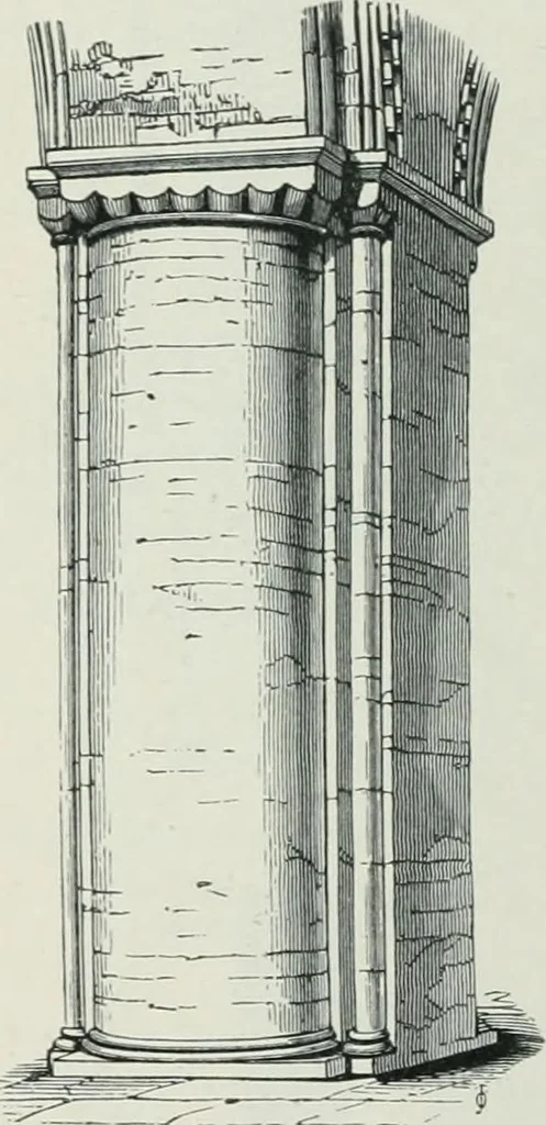 An illustration from Gothic architecture in England and France, 1911, leaf 244