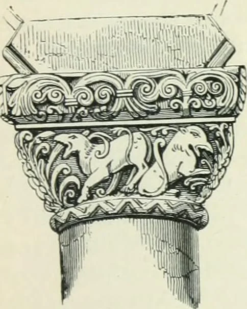 An illustration from Gothic architecture in England and France, 1911, leaf 245