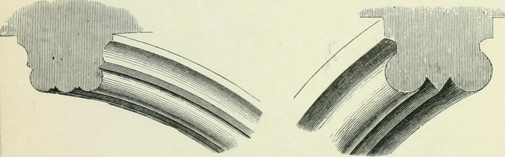 An illustration from Gothic architecture in England and France, 1911, leaf 247