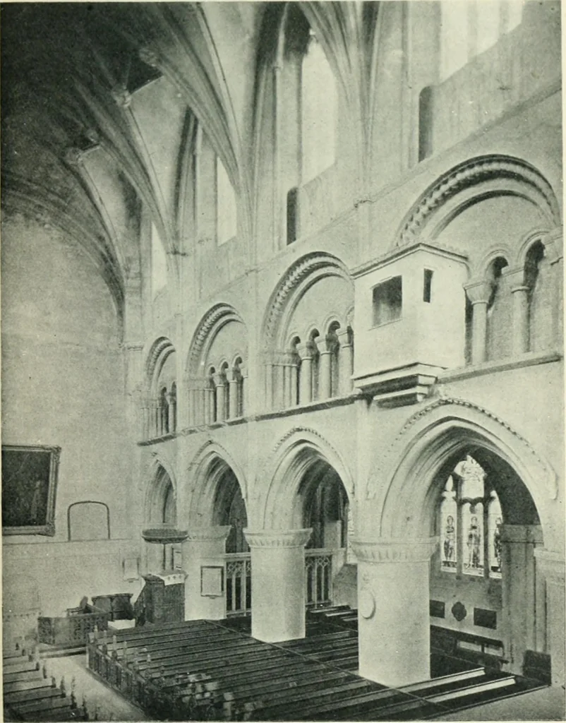 An illustration from Gothic architecture in England and France, 1911, leaf 249