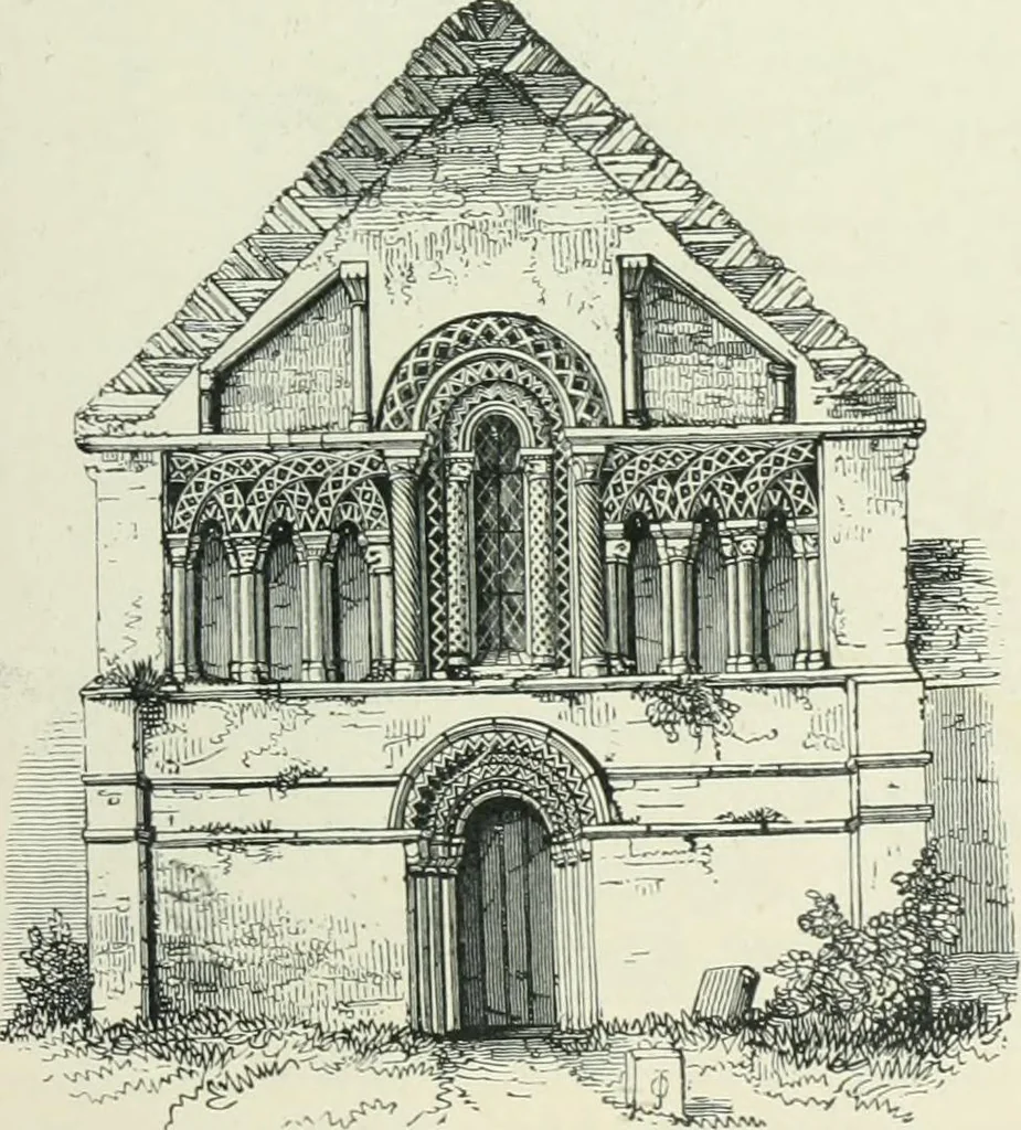 An illustration from Gothic architecture in England and France, 1911, leaf 253