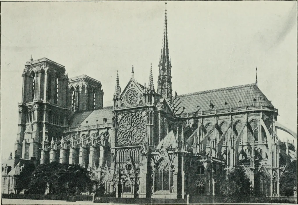 An illustration from Gothic architecture in England and France, 1911, leaf 264