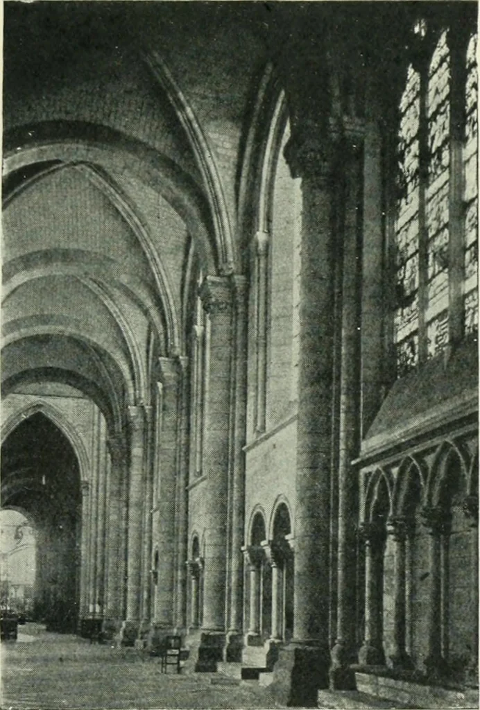 An illustration from Gothic architecture in England and France, 1911, leaf 267