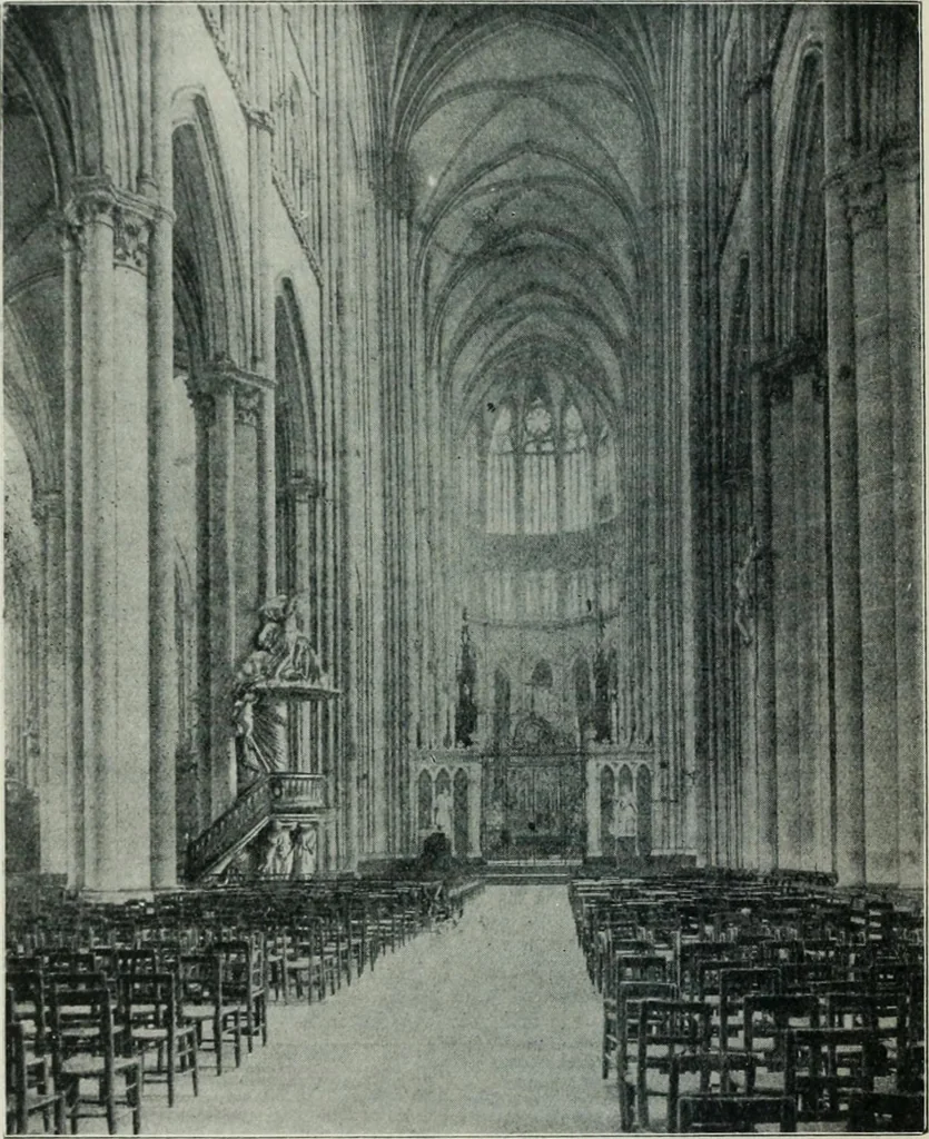 An illustration from Gothic architecture in England and France, 1911, leaf 278