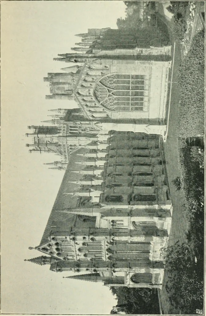 An illustration from Gothic architecture in England and France, 1911, leaf 283