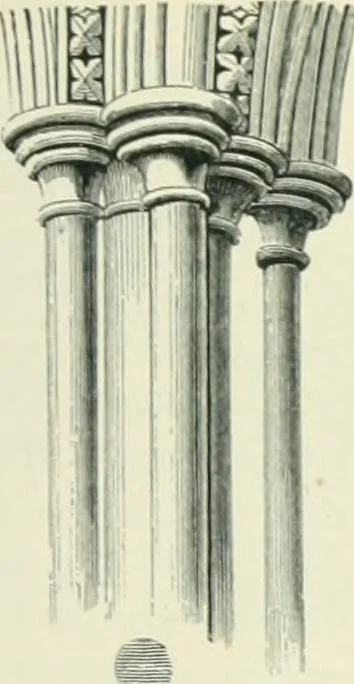An illustration from Gothic architecture in England and France, 1911, leaf 289
